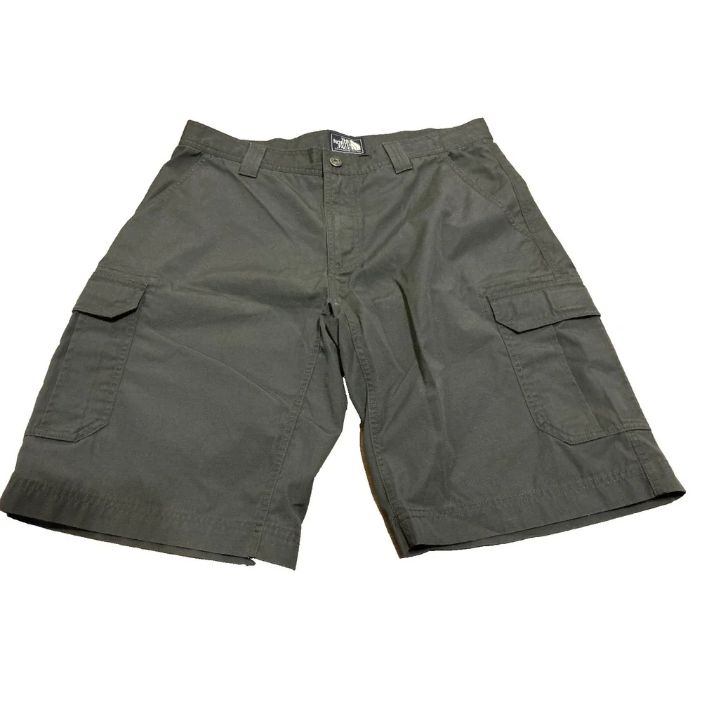 The North Face Hiking Shorts Mens 36 X 11 Gray Cargo Pockets Outdoor Utility